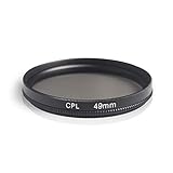 Ares Foto® CPL Zirkular-Polfilter Polarisationsfilter, optisches Glas & Aluminium. Für Canon Sony Nikon Fujifilm Pentax Tamron Sigma Leica Olympus Panasonic (49mm)