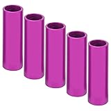 Chanme Fahrradkabelzwingen, Fahrradkabelendkappen Hochfest und hochpräzise für Mountainbikes(Violett)