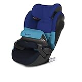 CYBEX Silver 2-in-1 Kinder-Autositz Pallas M-Fix SL, Für Autos mit und ohne ISOFIX, Gruppe 1/2/3 (9-36 kg), Ab ca. 9 Monate bis ca. 12 Jahre, Blue M