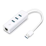 TP-Link UE330 USB Ethernet Adapter (USB 3.0 Ethernet hub mit RJ45 Netzwerk LAN für Apple Macbook Surface Pro XPS, Ultrabook, Chromebook, PC, Mac und weitere)