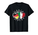 Deutschland Italien Freundschaft Herz Deutsch Italienisch T-S
