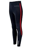 SUNDRIED Herren Leggings Premium-Winter-Base Layer Sport Laufen Leggings (S, Schwarz)