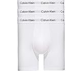 Calvin Klein Herren Boxer Brief 3Pk Boxershorts, Weiß (White), L