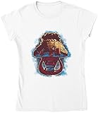 Floating Castle Artwork Damen T-Shirt! Gr. M, weiß