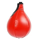 Generic PU-Leder Boxen Punching Speed Bag Aufblasbare Speedballs Birnenform Muay Punching Ball für Sparring Training Fighting Boxing Home Fitness,