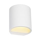 Gips-Wandleuchte PLASTRA GL 104 ROUND, G9 42W, weiß EEK: A+ - D