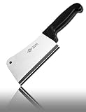 Hackbeil Küchenbeil für Knochen Fleisch Küche Hackmesser Metzgerbeil Fleischerbeil kleiner Griff 16 cm von Eikaso®