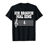 Musik ich brauch mal eine Pause Musiker T-Shirt Geschenk T-S