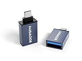 AUDACIOR USB C 3.1 Adapter auf USB 3.0 OTG USB Typ C Adapter,Thunderbolt 3 to USB 3.1, passt zu iPad Pro 2018, 2020, Huawei Mate 20, MacBook Pro/Air 2020,Samsung Galaxy,Surface G