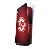 DeinDesign Skin kompatibel mit Sony Playstation 5 Digital Edition Folie Sticker Eintracht Frankfurt Offizielles Lizenzprodukt Wapp