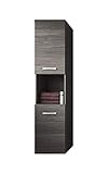 Badplaats B.V. Badezimmer Schrank Montreal 131 cm Bodega – Regel Schrank Hochschrank Schrank Möb