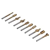 Holzbearbeitungs-Bit-Set, Hitzebeständigkeit Genauer Erstschnitt-Hartmetall-Rotationsgrat-Satz Fräser zum Einstechen von Holzkanten Gravieren für DIY-Holzbearbeitungs-S