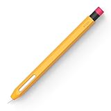 elago Klassische Hülle Kompatibel mit Apple Pencil 2. Generation Cover Hülle, Dauerhaftes Silikon, Klassisches Design, Kompatibel mit magnetischer Aufladung (Gelb)