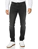BOSS Herren Taber BC-P Tapered-Fit Jeans aus gewaschenem Super-Stretch-D
