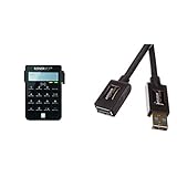 REINER SCT cyberJack RFID Chip-Kartenlesegerät | Generator für Online-Banking; & Amazon Basics USB 3.0-Verlängerungskabel (A-Stecker auf A-Buchse) 3 m (Abwärtskompatibilität zu USB 2.0 und 1.1)