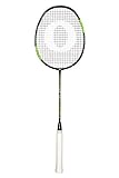 Oliver Badmintonschläger Meta X90 / Badminton Racket aus Carbon in schwarz-grün, ideal für Einsteiger & Hobbysp