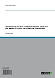Liberalisierung von Post, Telekommunikation, Strom, Gas und Wasser in Europa - Parallelen und U