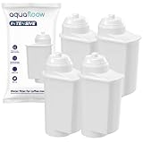 Aquafloow Ersatzwasserfilter für Siemens Kaffeevollautomat EQ6, EQ9, EQ500, TZ70003, TZ70033, Brita Intenza 575491, Bosch TCZ7003, TCZ7033, 467873 (4 Stück)