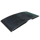 Lqdp Rampe Rampen Schwarze Schwerlastrampe, Gummibrückenrampe Schwellenrampe für Mobilitätsroller/behinderte Rollstuhl/Motorrad, Tragbare Ramp