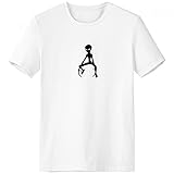 DIYthinker Universum und Alien Alien Rundhals Weißes T-Shirt Frühlings-Sommer-Tagless Comfort Sport-T-Shirts Geschenk - Multi - XL