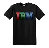 IBM T Shirt IBM Lenovo Thinkpad Hardware PC Black White T Shirt Man T-Shirt 100% Cotton Sleeve Shirt Black 3XL