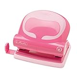 Herlitz 50025398 Bürolocher 2,0mm, Ergonomie, indonesia pink, 1 Stück