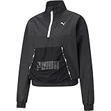 Puma Damen Pullover Train Logo Woven Quarter Zip PO 520279 Puma Black L