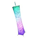 TISHITA LED-Stehlampe Strip Light mit Fernbedienung Timer Bar RGB Kreativ Bunt für Indoor Outdoor, Schlafzimmer, DJ Studio, Festival Dekoration - Viereck