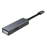 Baalaa 3-In-1 USB C Hub Typ C zu VGA 1080P+PD+USB3.0 5Gbps Multi Port Hub für Laptop/Mobil Telefon/Tablet Platz G