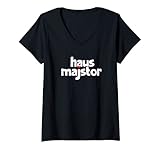 Damen Hausmajstor - Bosna Hrvatska Srbija Balkan T-Shirt mit V