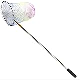 Chunshop Angeln Dip Net mit Schwimmgriff Edelstahl Fischerei Diddle-Net Ratvage Fisch Nettobeutel Dipnet Rod Landing Net Fishing Gang Dip Net Teleskop Net Folding Ködernetze für Elritze (Size : 4M)