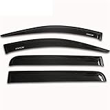 Windabweiser FüR Mitsubishi L200 2016-2020, Auto Seitenscheiben Vorn Und Hinten Regenschutz Regenabweiser Fenster KabinenzubehöR Smoke Rain Visor Guard Modify ZubehöR