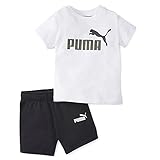 Puma Minicats Tee & Shorts Set schwarz/weiss 845839 02, Bekleidung:104
