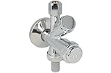 GROHE | Anschl.&Sichergs.Technik - Original WAS® Kombi-Eckventil DN 15 | Wandmontage | chrom | 41073000