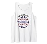 Let Freedom Ring Patriotische amerikanische Batikherzen Retro Tank Top