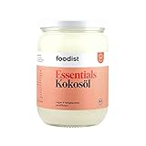 Foodist Kokosöl BIO 500ml, flüssig, kaltgepresst zum Braten, Kochen und Backen | Kokosfett | Natürliche Alternative für Haut und H