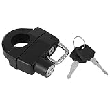 Motorrad Helmschloss, Universal Motorrad 22mm Lenker Helmschloss Set Vorh?ngeschloss Zubeh?r, Schw