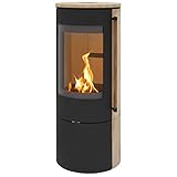 H&M Germany Kaminofen EVO 2.1 Sandstein Schwarz Ofen Heizofen Holzofen Kamin 7kw