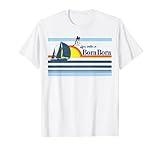 Bora Bora - Beach Retro 70er 80er Jahre Insel Segelboot Sonnenuntergang T-S