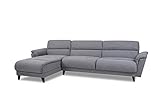 Leader Lifestyle Schlafsofa Kelan, Polyester-Mischgewebe, Mittelgrau, W292 x D171 x H86