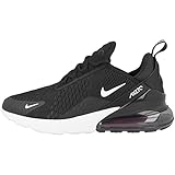 Nike Herren Air Max 270 Sneaker, Black Anthracite White Solar Red, 43 EU