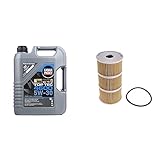 LIQUI MOLY 3756 Top Tec 4600 5W-30 5 l & Blue Print ADW192104 Ölfilter mit Dichtring, 1 Stück