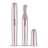 TOUCHBeauty Elektrischer Augenbrauentrimmer Augenbrauenschneider Haarentferner Damenrasierer Gesichtshaarentferner Elektrorasierer Augenbrauenentferner PL-1658 für Damen und Herren, Pink