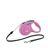 flexi New Classic S Seil 5 m pink für Hunde bis 12 kg