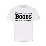 Boobs Tits Brüste Titten Möpse Männer Matcho Geil Sexy Scharf - T Shirt #15830, Größe:5XL, Farbe:Weiß