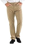 JP 1880 Herren große Größen Übergrößen Menswear L-8XL 5-Pocket Hose, elastischer Innenbund, Regular Fit, Reine Baumwolle Sand 60 717157 22-60