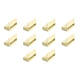 Einzelbett-Lamellenhalter Kappen für Holzrahmen, 53 mm, Beige, 10 Stück