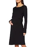 Noppies Damen Dress Nurs Corsham Kleid, Black - P090, 40 EU