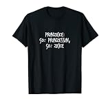 Prinzicke 50% Prinzessin 50% Zicke Geschenk Lustiger Spruch T-S