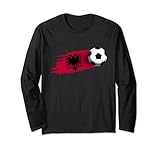 Albanien Flaggen-Trikot Albanische Fußballmannschaft Albanien Lang